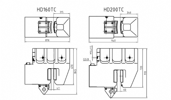 hd系列振动桩锤夹具